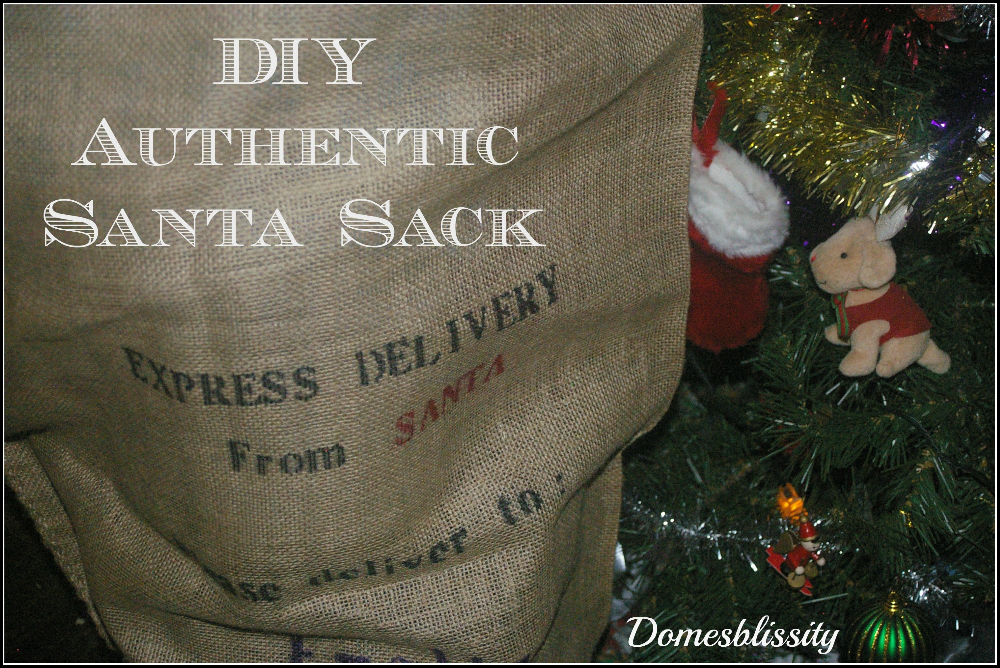 DIY authentic Santa sacks