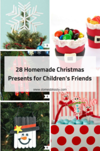 28 Homemade Christmas Presents for children's friends www.domesblissity.com