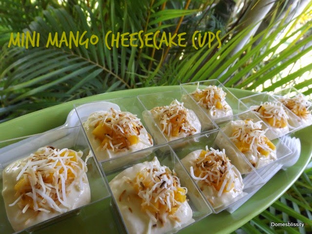 Mini Mango Cheesecake Cups