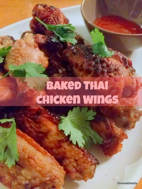 Baked Thai Chicken Wings