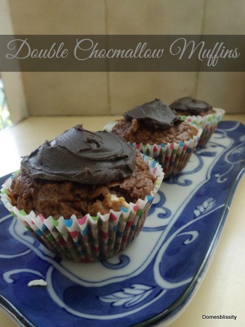 Double Chocmallow Muffins