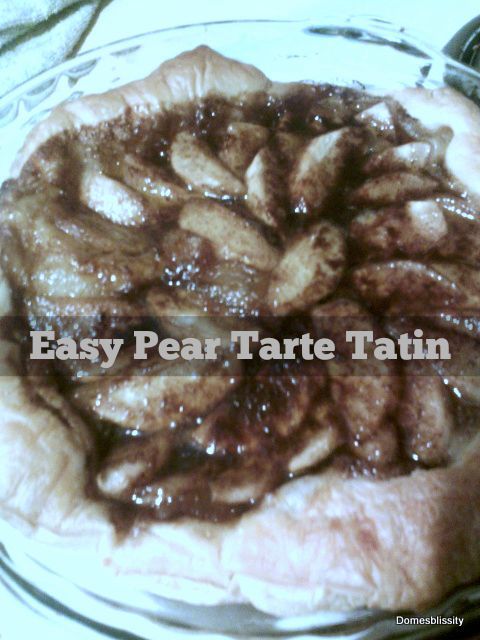 Easy Pear Tarte Tatin