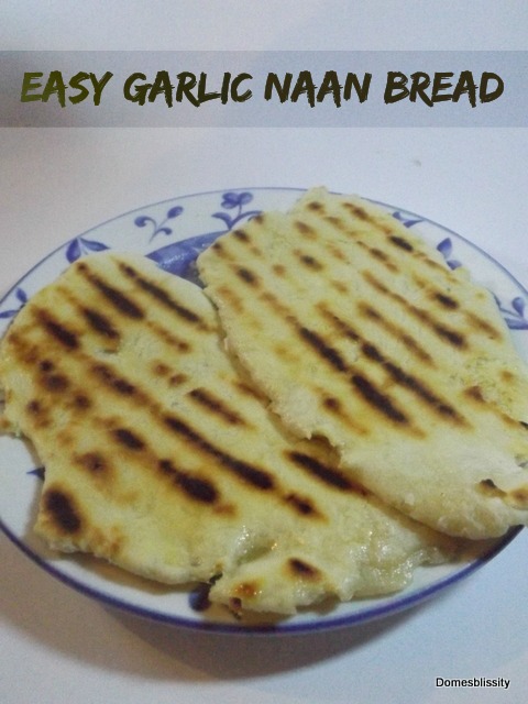 Easy garlic naan bread