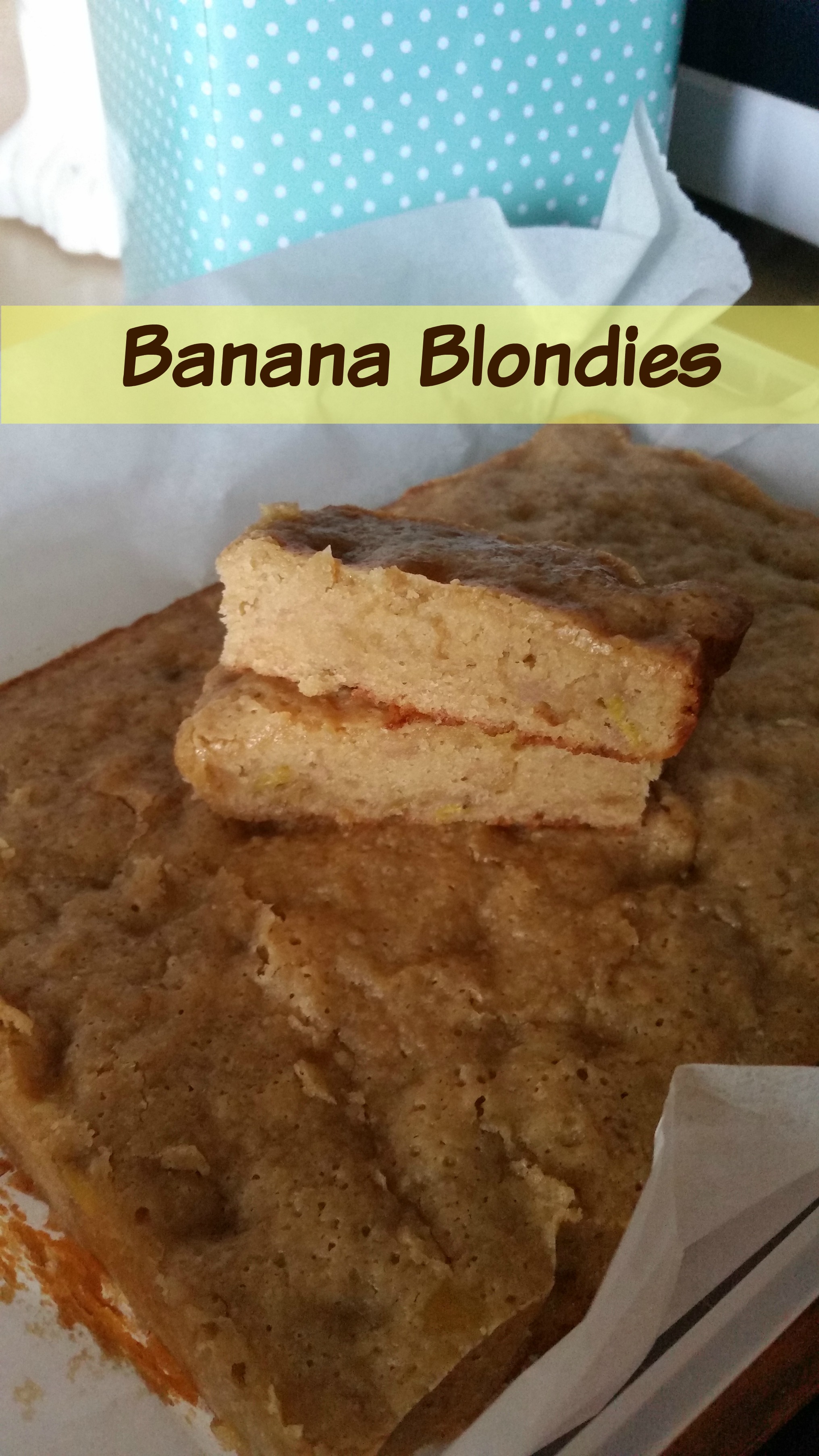Banana Blondies