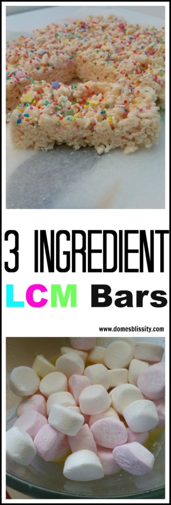 3 Ingredient LCM Bars Domesblissity.com