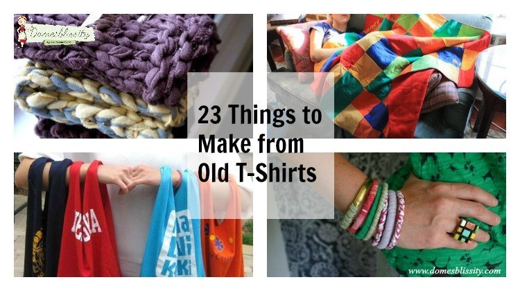 23 things to make from old t-shirts