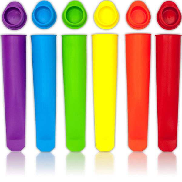 Set of 6 Silicone Ice Pop molds www.domesblissity.com
