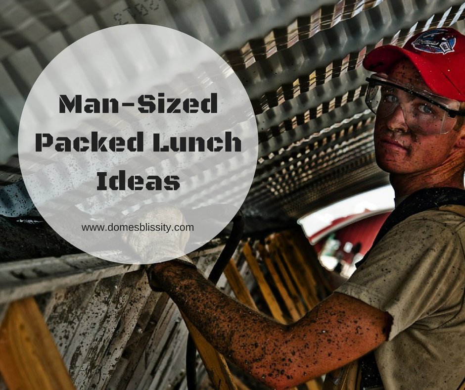 Man-sized packed lunch ideas www.domesblissity.com