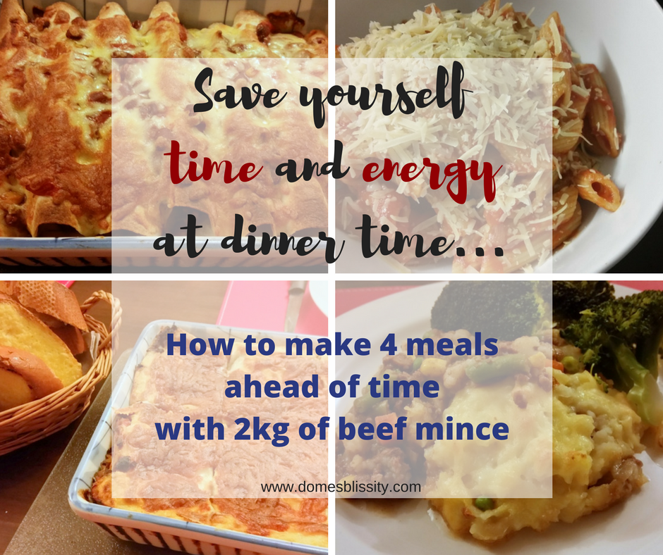 How to prepare four meals at once with 2kg bulk mince