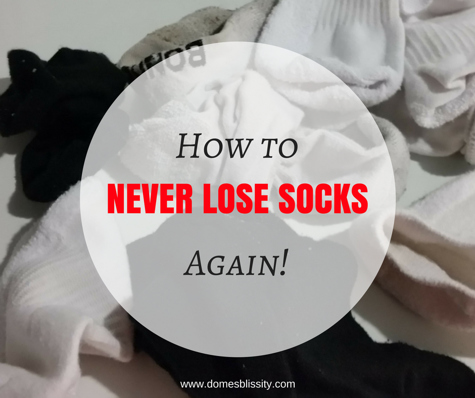 How to never lose socks again