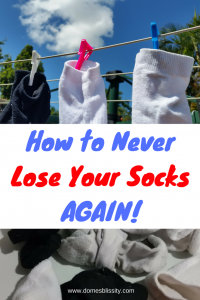 How to Never Lose Socks Again www.domesblissity.com