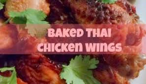 Baked Thai Chicken Wings www.domesblissity.com