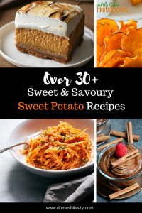 Over 30+ Sweet & Savoury Sweet Potato Recipes www.domesblissity.com