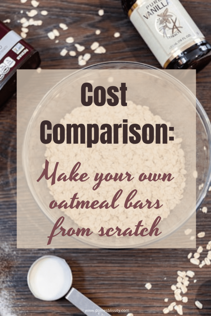 Cost Comparison: Make your own muesli bars from scratch - Domesblissity.com