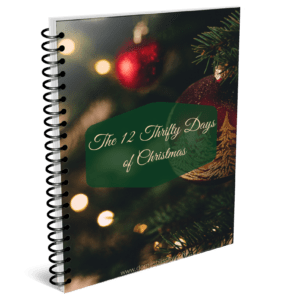The 12 Thrifty Days of Christmas Domesblissity.com