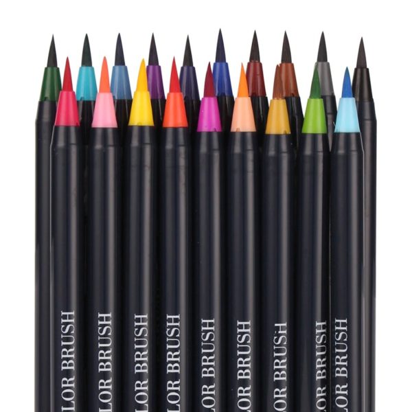 Watercolour Brush Pen Set Pack of 20 Domesblissity.com