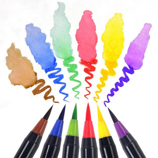 Watercolour Brush Pen Set Pack of 20 Domesblissity.com