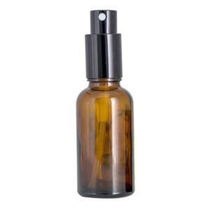 Amber Glass Spritz Spray Bottle for Homemade Air Freshener or Linen Spray etc Domesblissity.com